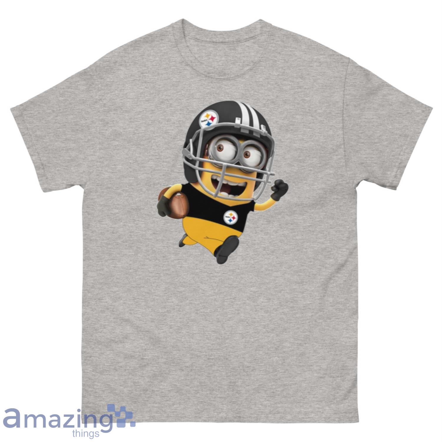 NFL Pittsburgh Steelers Minions Disney Football Sports T-Shirt Sweatshirt Hoodie - 500 Men’s Classic Tee Gildan-1