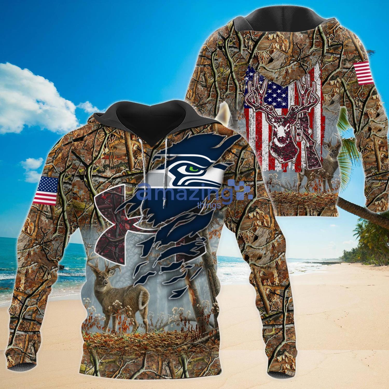 seahawks camo shirt