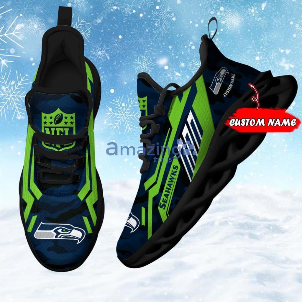 Seattle seahawks Chunky Shoes NFL Football Team Custom Name Max Soul  Sneakers - Freedomdesign