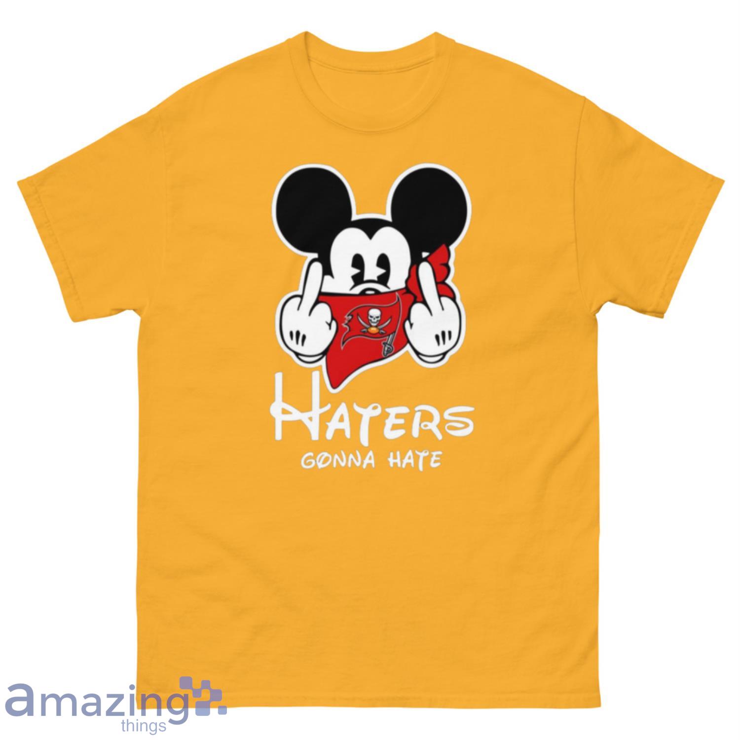 NFL Tampa Bay Buccaneers Haters Gonna Hate Mickey Mouse Disney Football T-Shirt Sweatshirt Hoodie - 500 Men’s Classic Tee Gildan-1