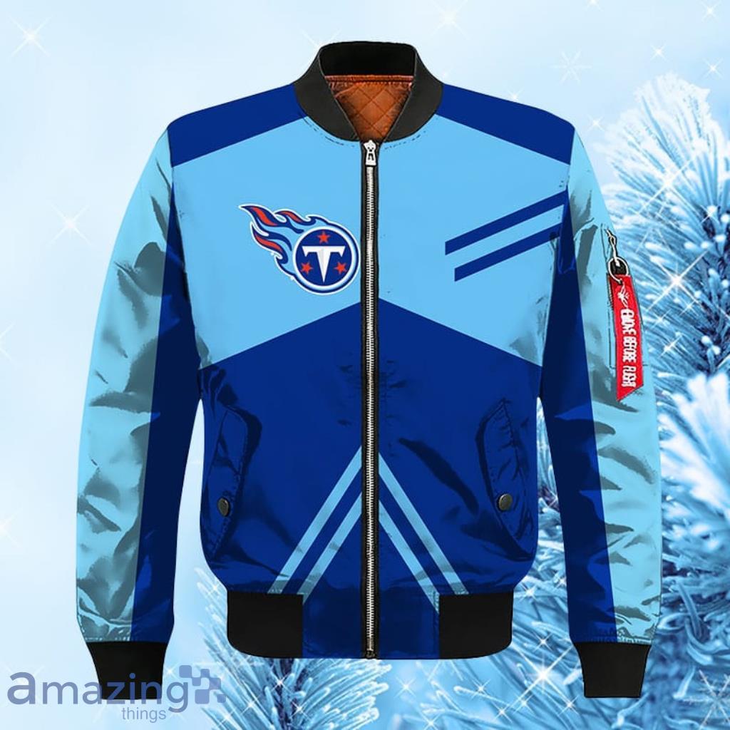 NFL Tennessee Titans Blue White Bomber Jacket 3D - NFL Tennessee Titans Blue White Bomber Jacket 3D NFL Tennessee Titans Blue White Bomber Jacket 3D - NFL Tennessee Titans Blue White Bomber Jacket 3D