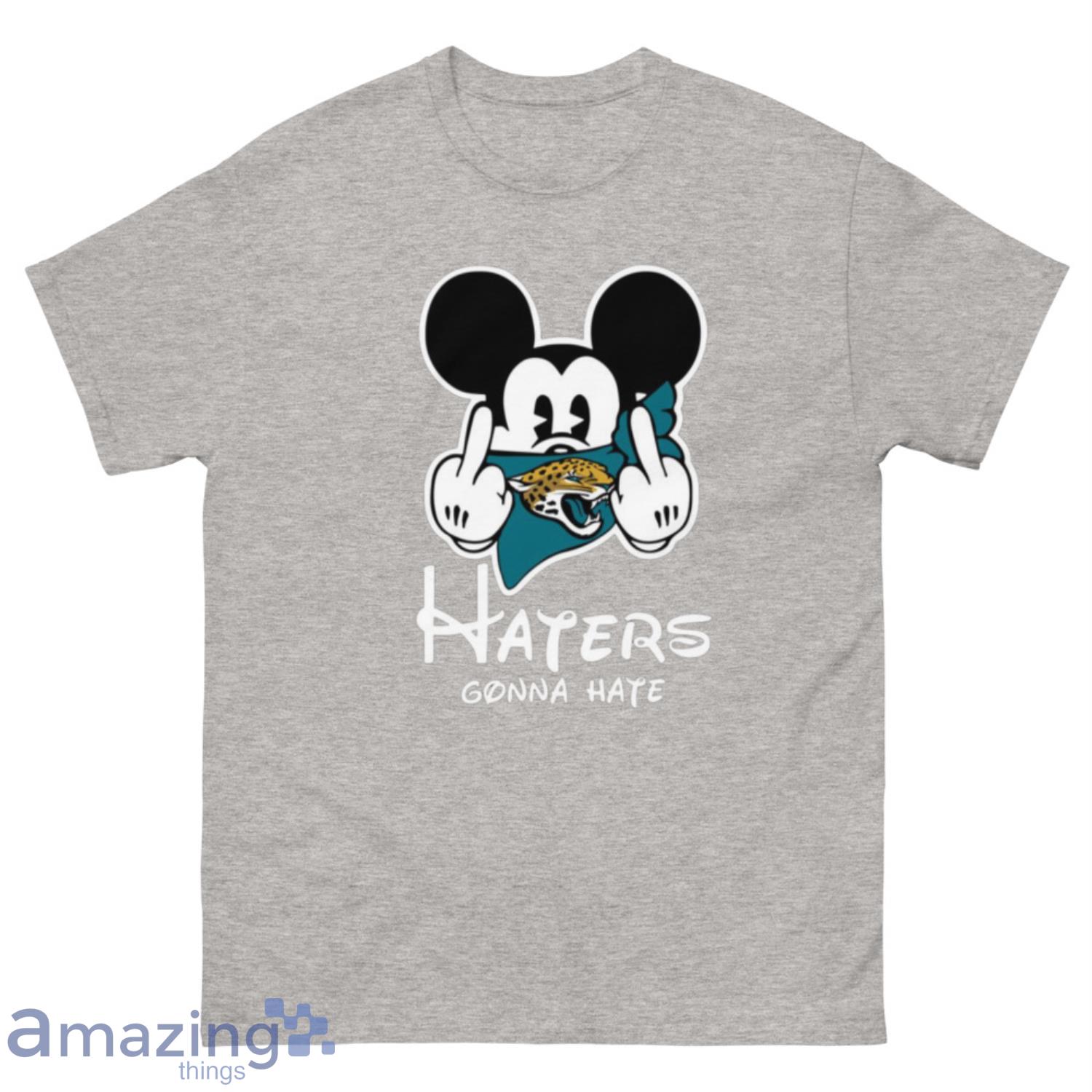 NFL Tennessee Titans Houston Texans Haters Gonna Hate Mickey Mouse Disney Football T-Shirt Sweatshirt Hoodie - 500 Men’s Classic Tee Gildan-2