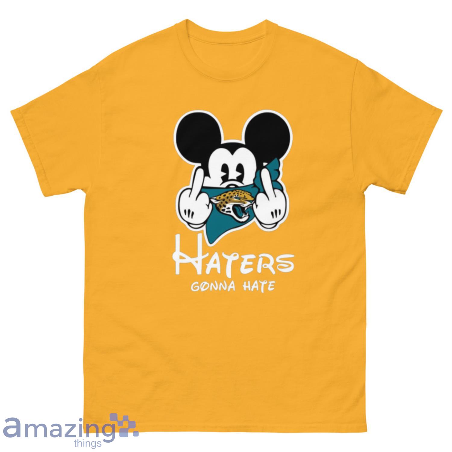 NFL Tennessee Titans Houston Texans Haters Gonna Hate Mickey Mouse Disney Football T-Shirt Sweatshirt Hoodie - 500 Men’s Classic Tee Gildan-1