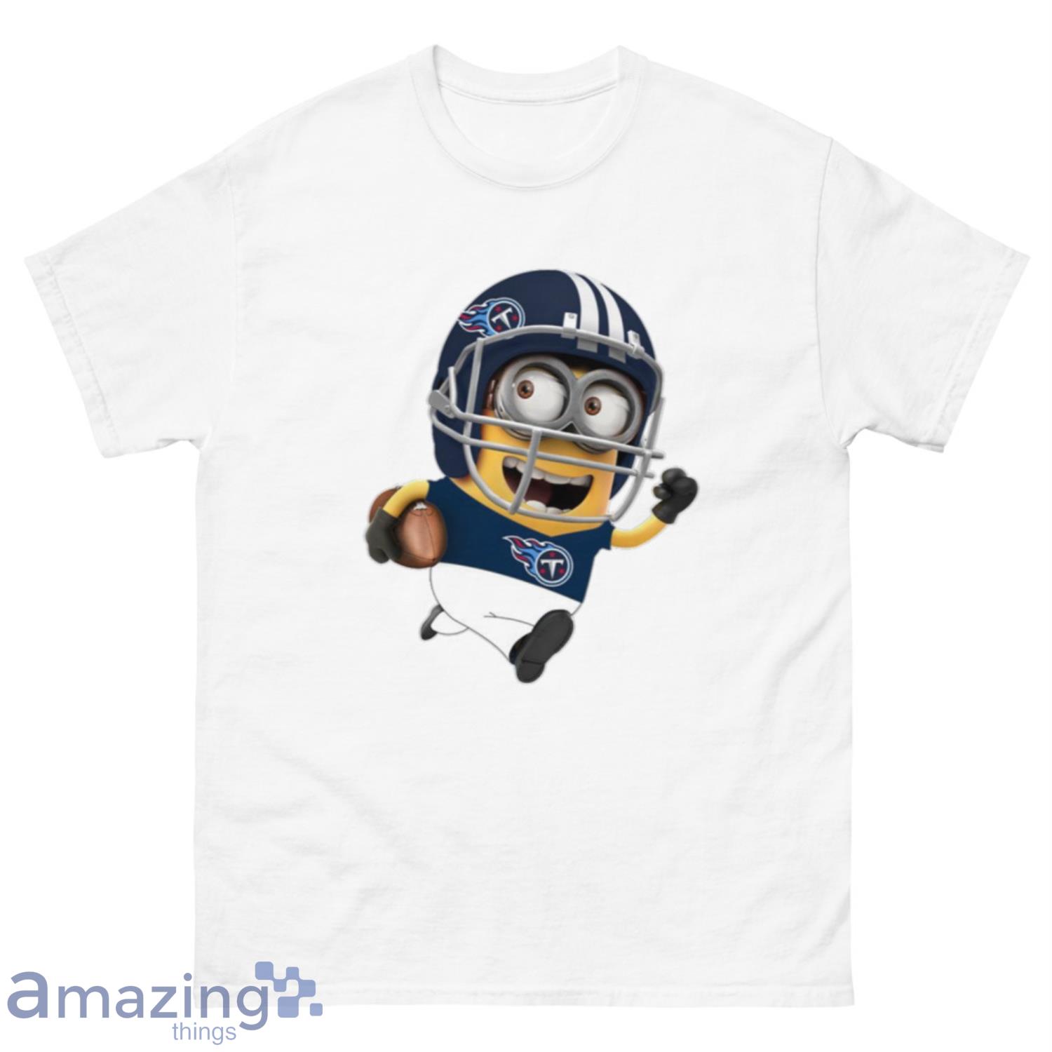 NFL Tennessee Titans Minions Disney Football Sports T-Shirt Sweatshirt Hoodie - 500 Men’s Classic Tee Gildan-2