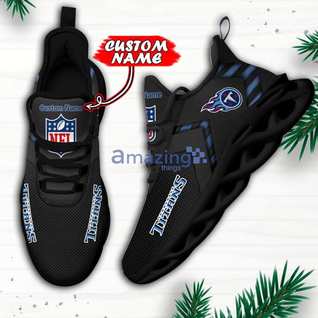 Tennessee Titans Custom Personalized NFL Max Soul Shoes