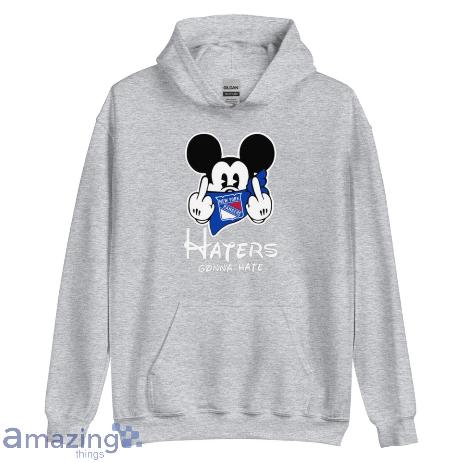 NHL New York Rangers Mickey Mouse Disney Hockey T Shirt Sweatshirt