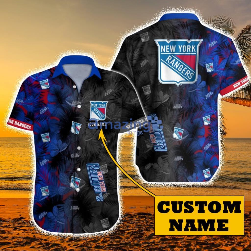 New York Rangers NHL Hawaiian Shirt Sunshine Aloha Shirt - Trendy Aloha