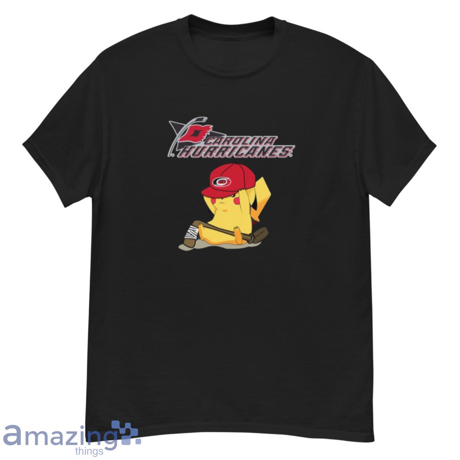 NHL Pikachu Hockey Sports Carolina Hurricanes T Shirt - G500 Men’s Classic T-Shirt