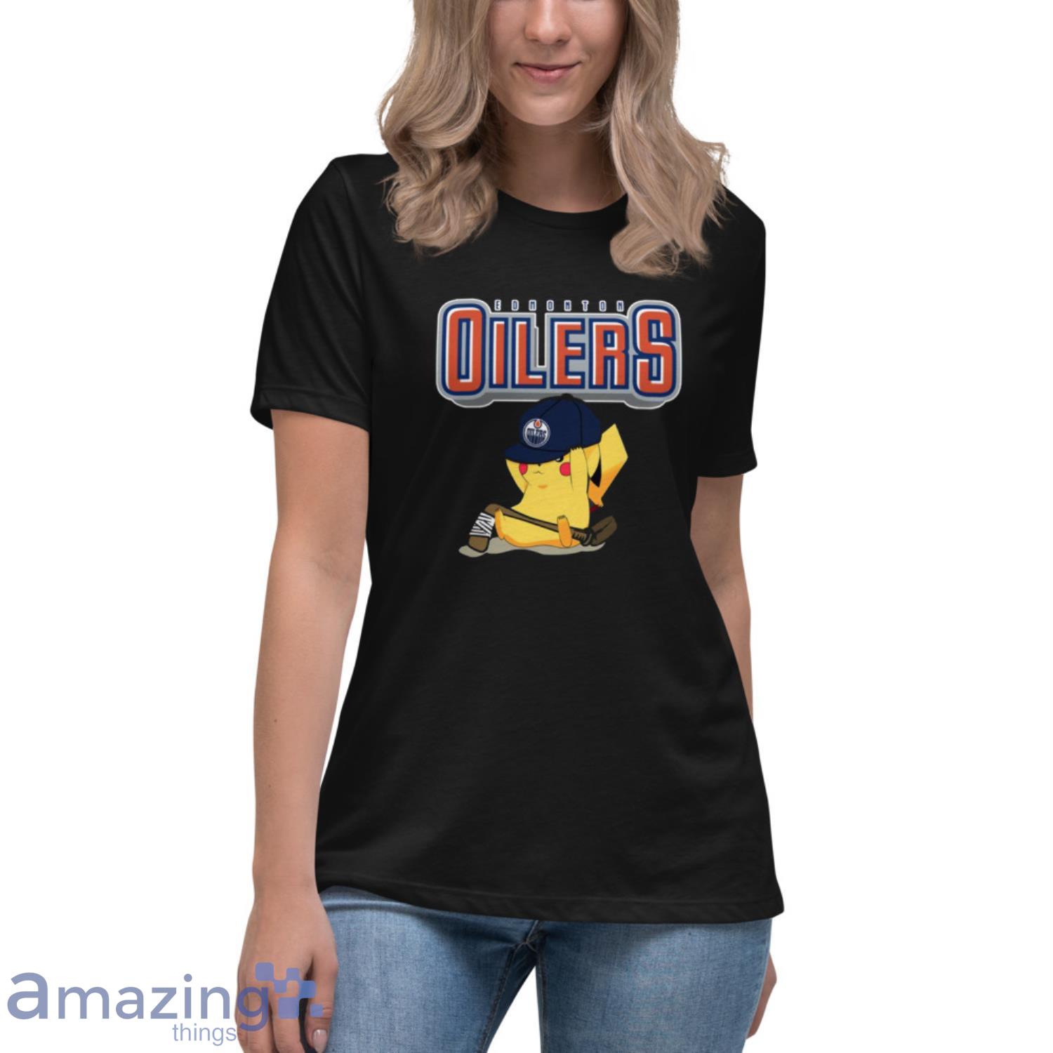 NHL Just A Woman Who Loves Edmonton Oilers Hockey Sports Unisex Jersey Tee 