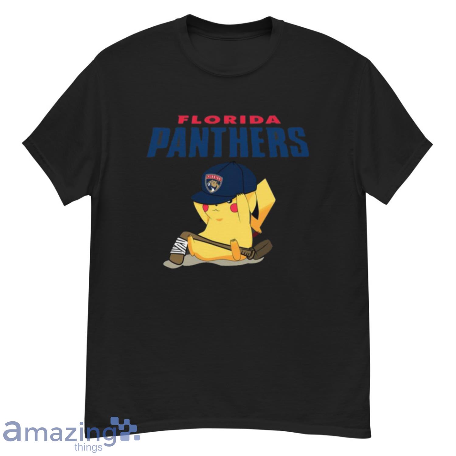 NHL Pikachu Hockey Sports Florida Panthers T Shirt - G500 Men’s Classic T-Shirt