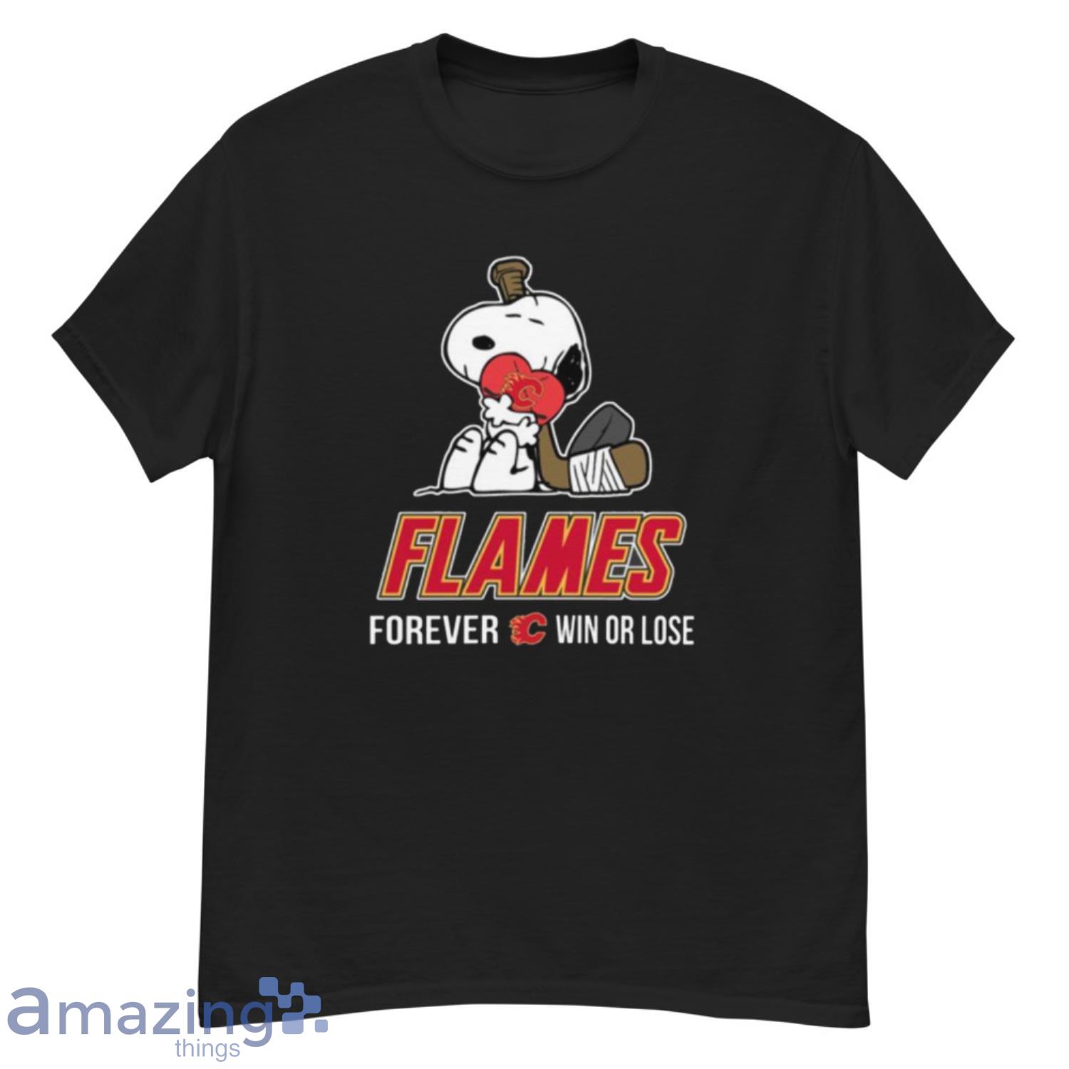 Vintage NHL Calgary Flames Graphic Red T-Shirt