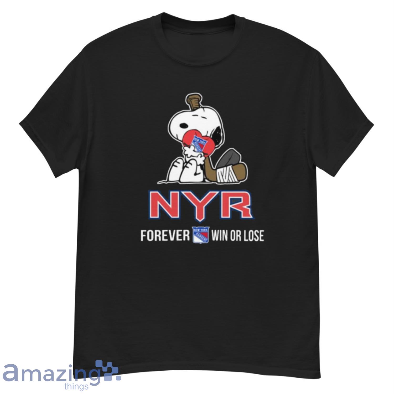 NHL The Peanuts Movie Snoopy Forever Win Or Lose Hockey New York Rangers T Shirt - G500 Men’s Classic T-Shirt NHL The Peanuts Movie Snoopy Forever Win Or Lose Hockey New York Rangers T Shirt - G500 Men’s Classic T-Shirt