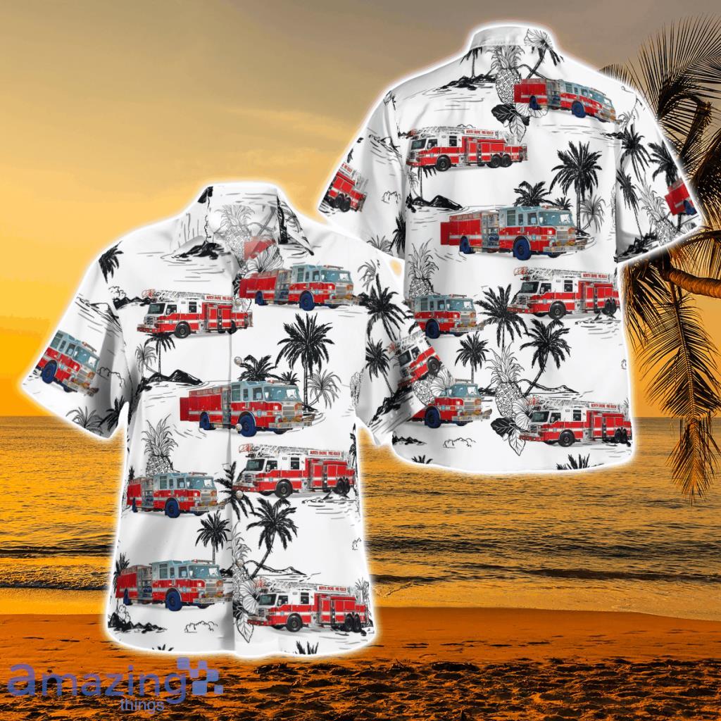North Shore Fire - Rescue, Wisconsin Hawaiian Shirt - North Shore Fire - Rescue, Wisconsin Hawaiian Shirt