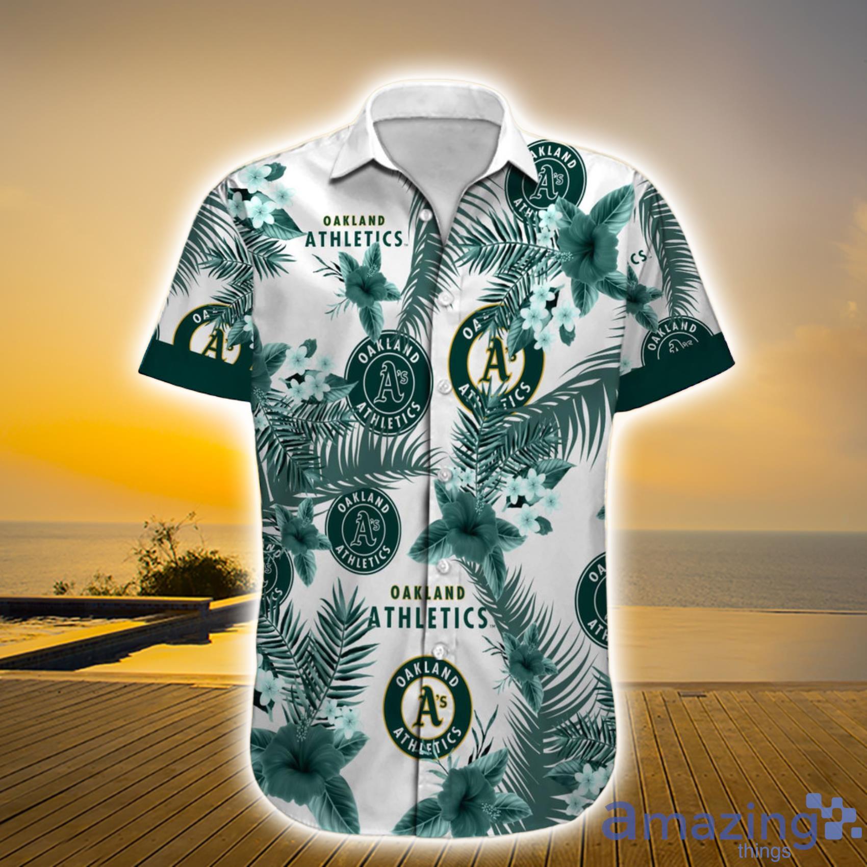 NEW Personalized Oakland Athletics All Over Print 3D Hawaiian