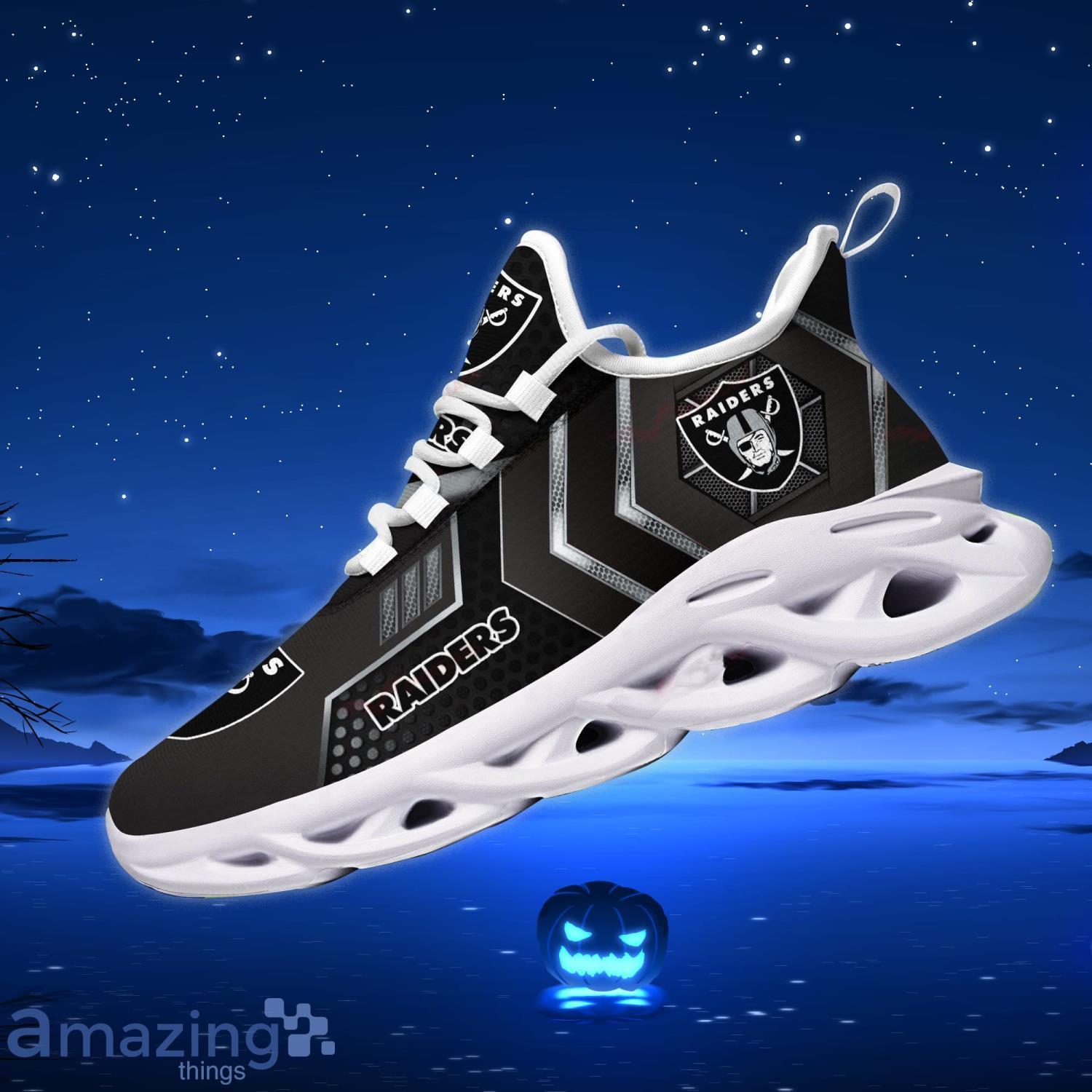 Oakland Raiders NFL Sport Fans Sneakers Men And Women Max Soul Shoes Product Photo 1