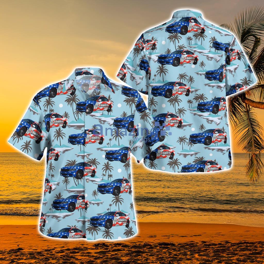 Ocoee Police Department, Florida, 2017 Dodge Charger Hawaiian Shirt - Ocoee Police Department, Florida, 2017 Dodge Charger Hawaiian Shirt