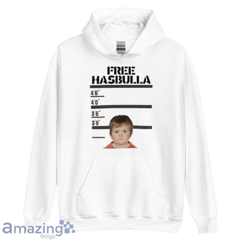 Official Hasbulla Merch Free Hasbulla T Shirt For Men And Women image Official Hasbulla Merch Free Hasbulla T-Shirt For Men And Women - Unisex Heavy Blend Hooded Sweatshirt