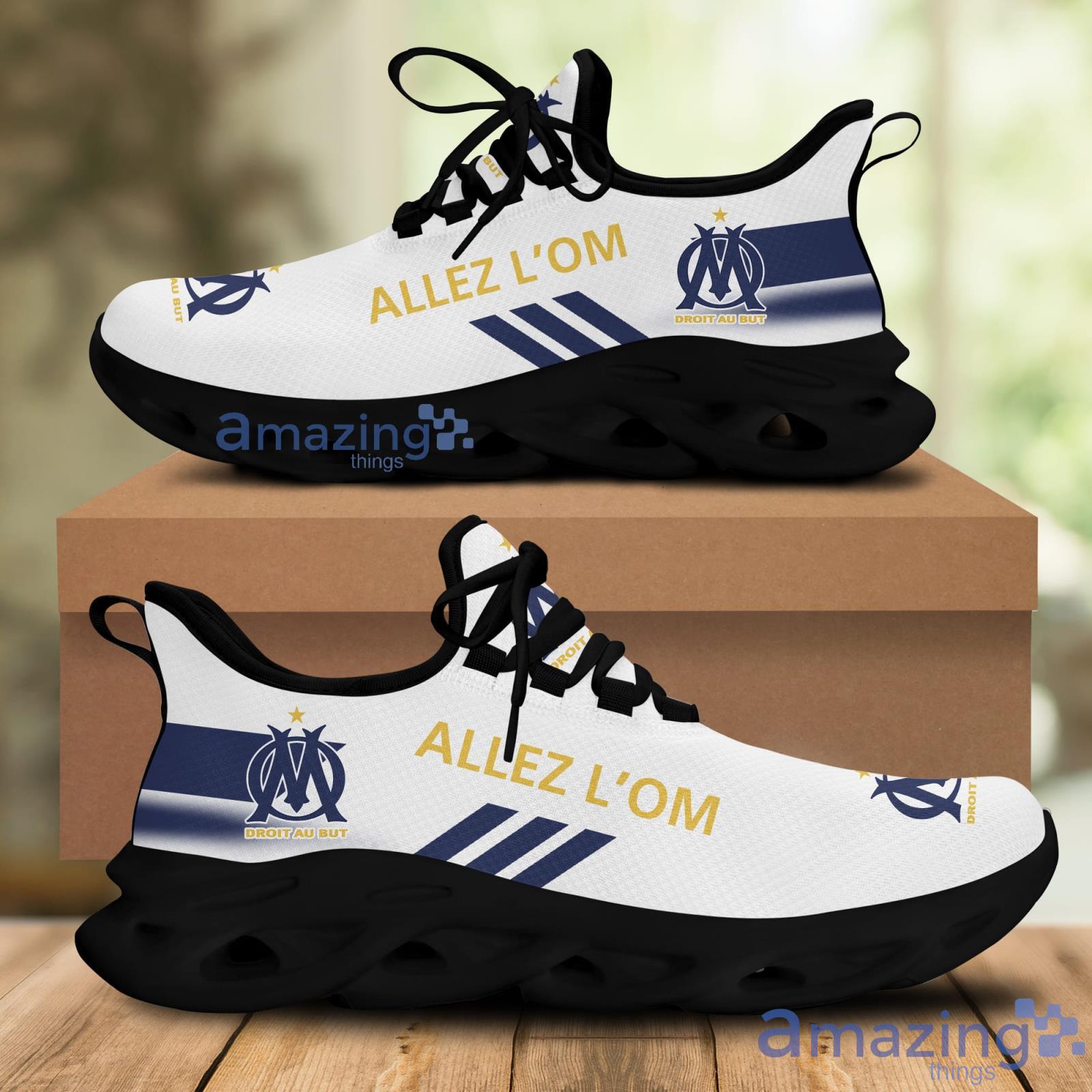 Olympique De Marseille Ver 21 Men And Women Running Sneakers Max Soul Shoes image Olympique De Marseille Ver 21 Men And Women Running Sneakers Max Soul Shoes Product Photo 2