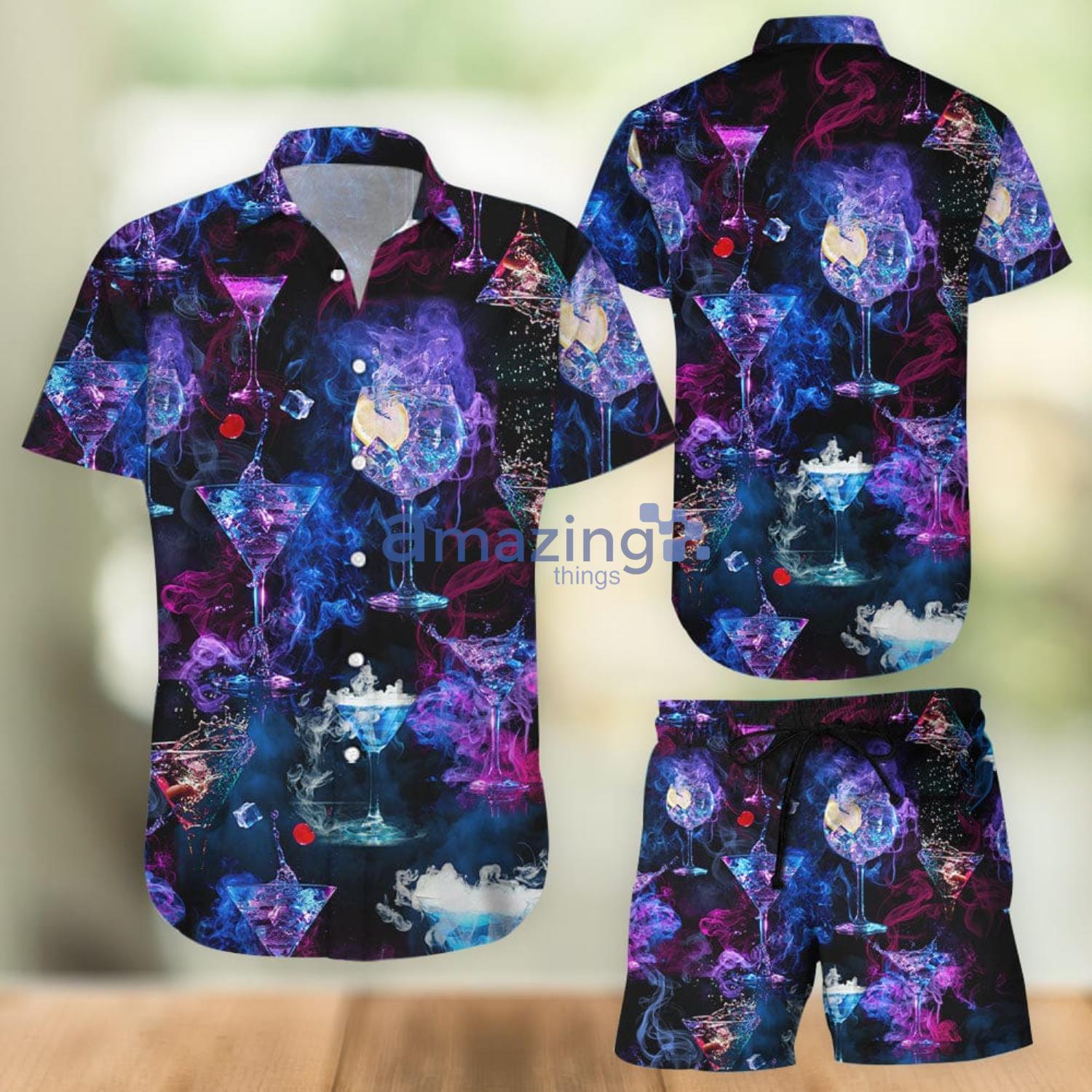 Order Amazing Cocktail Hawaiian Shirt And Shorts Product Photo 1 Order Amazing Cocktail Hawaiian Shirt And Shorts Product Photo 1