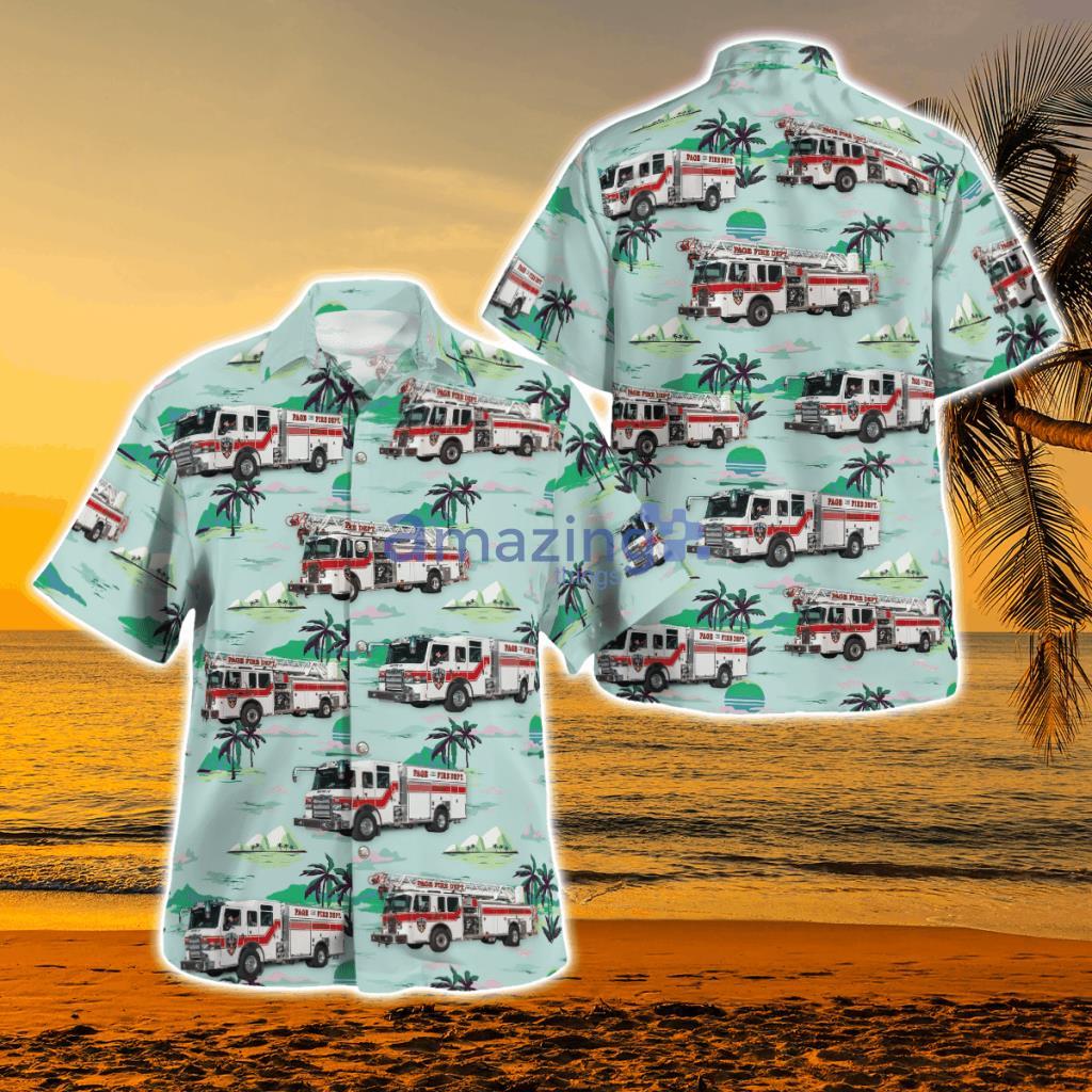 Page, Coconino County, Arizona, Page Fire Department Hawaiian Shirt - Page, Coconino County, Arizona, Page Fire Department Hawaiian Shirt