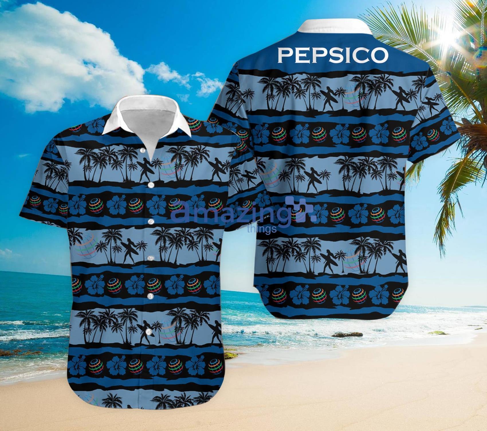 Pepsico Coconut And Flower Pattern Hawaiian Shirt Product Photo 1