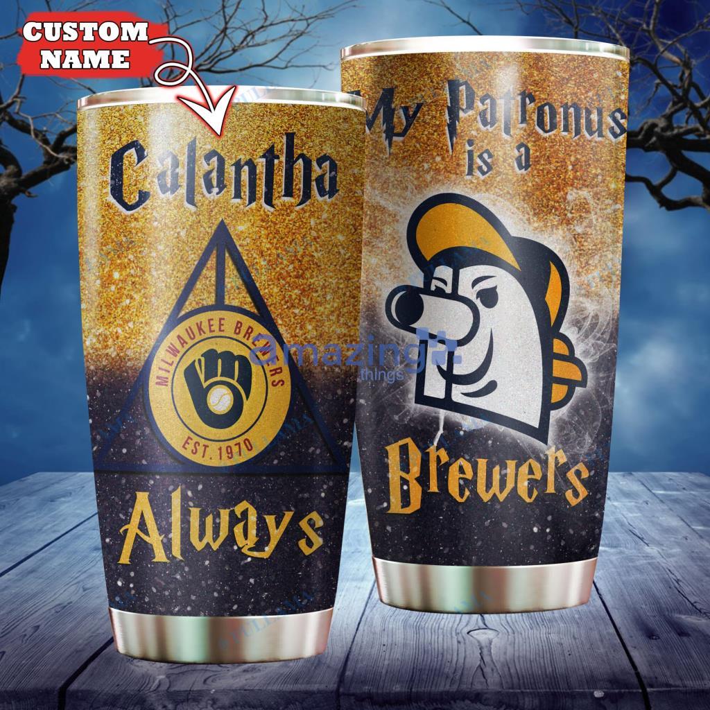 Custom MLB Brewers Harry Potter Tumbler - Personalized Name