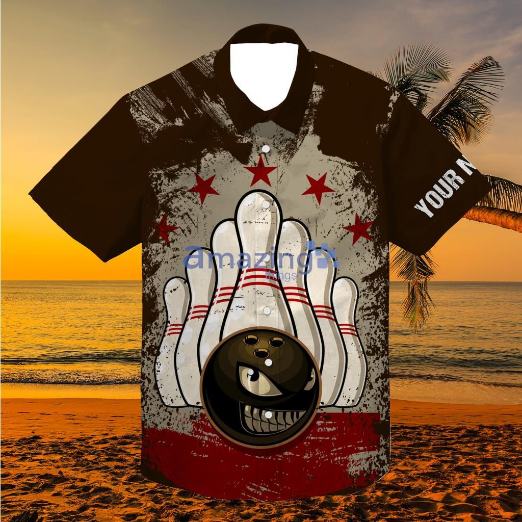 Personalized 3D Bowling Jerseys for Men, Custom Bowling Shirts for