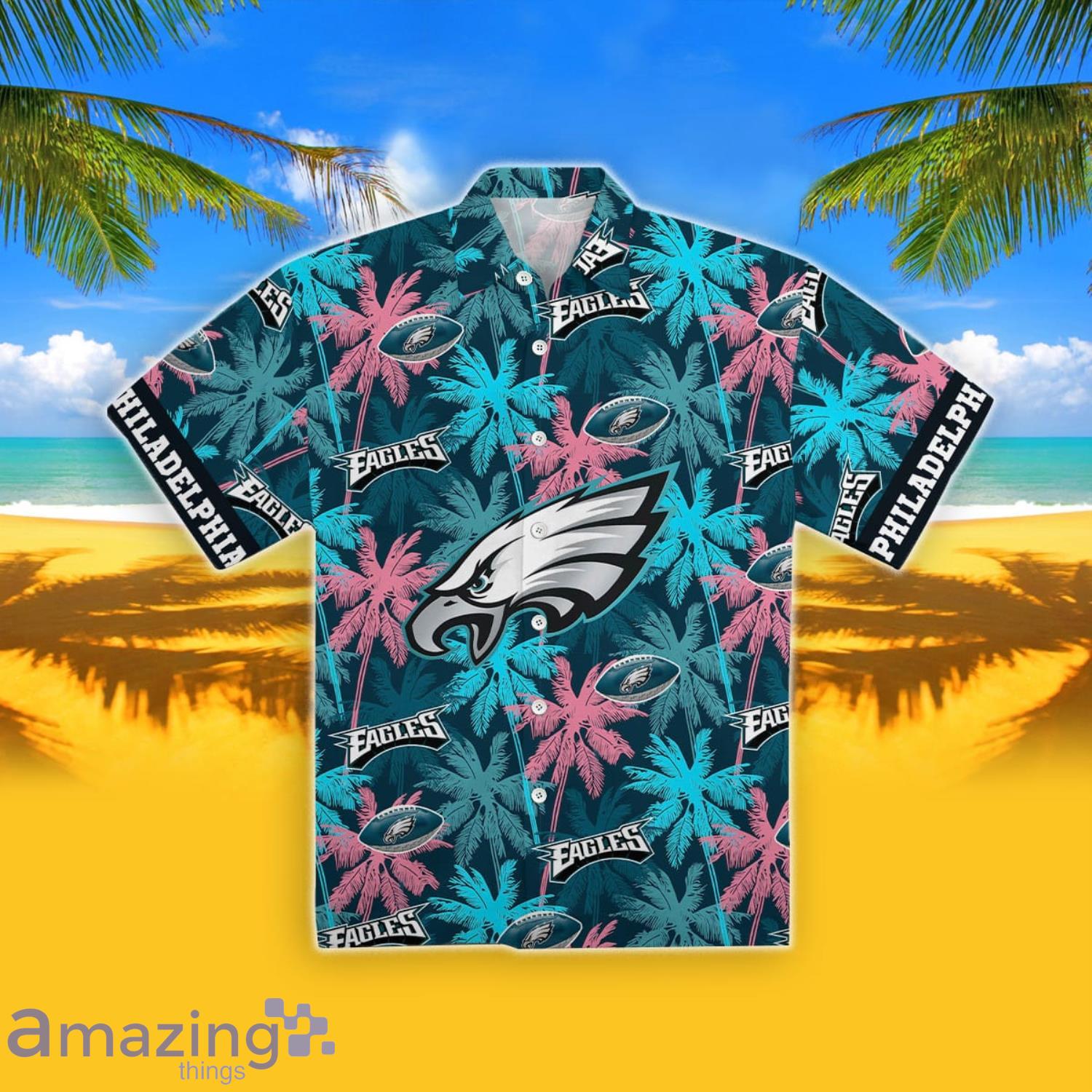 Philadelphia eagles Aloha Summer Gift Hawaiian Shirt For Men And Women Product Photo 1
