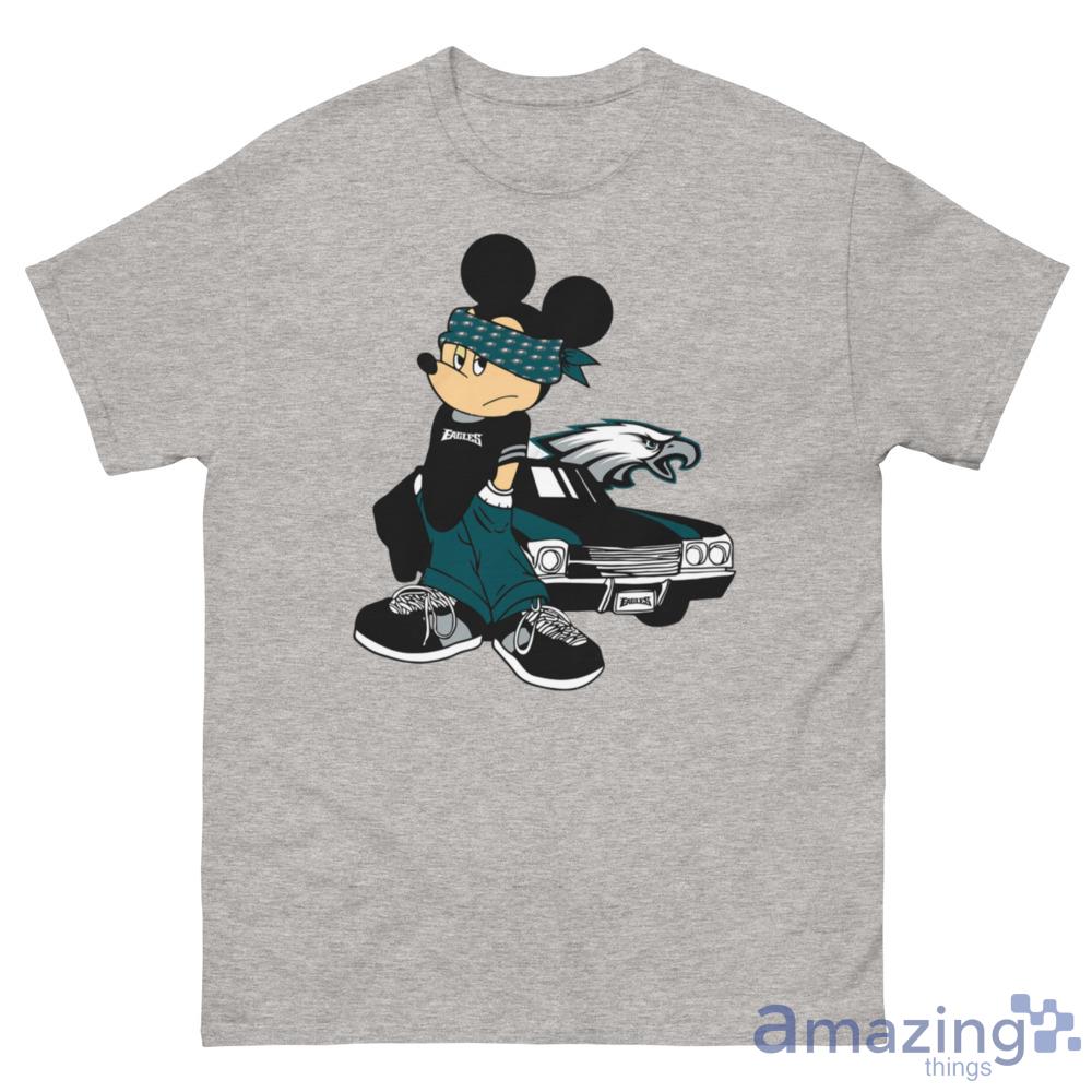 Philadelphia Eagles Gangster Mickey Mouse T-Shirt Gift For Fans