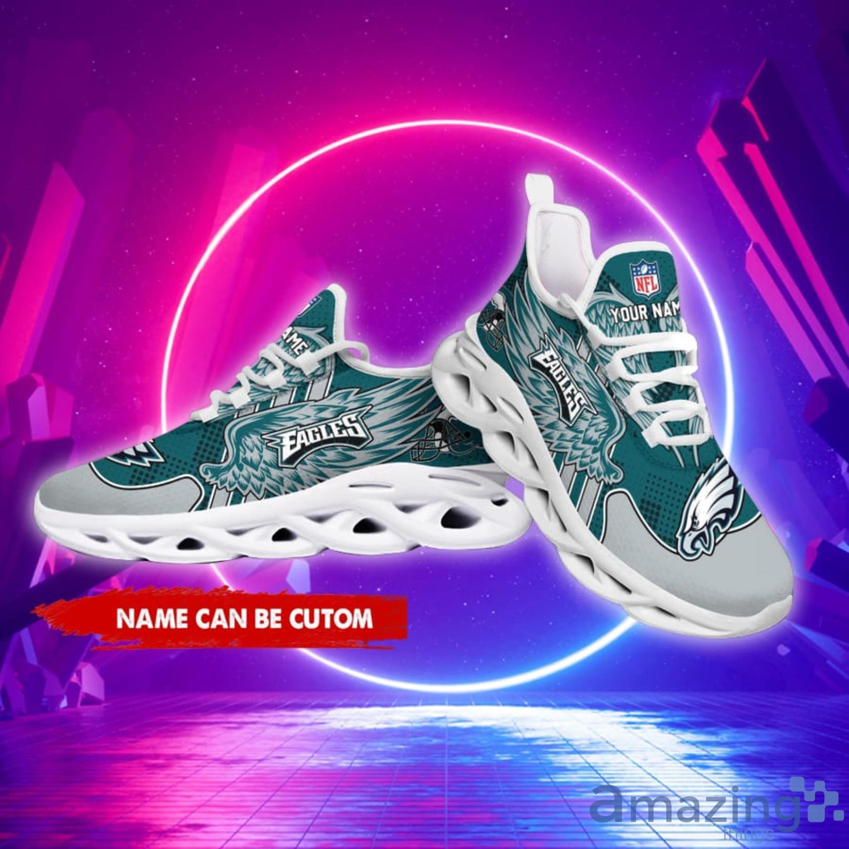 Philadelphia Eagles NFL Air Cushion Shoes Custom Name Men Women