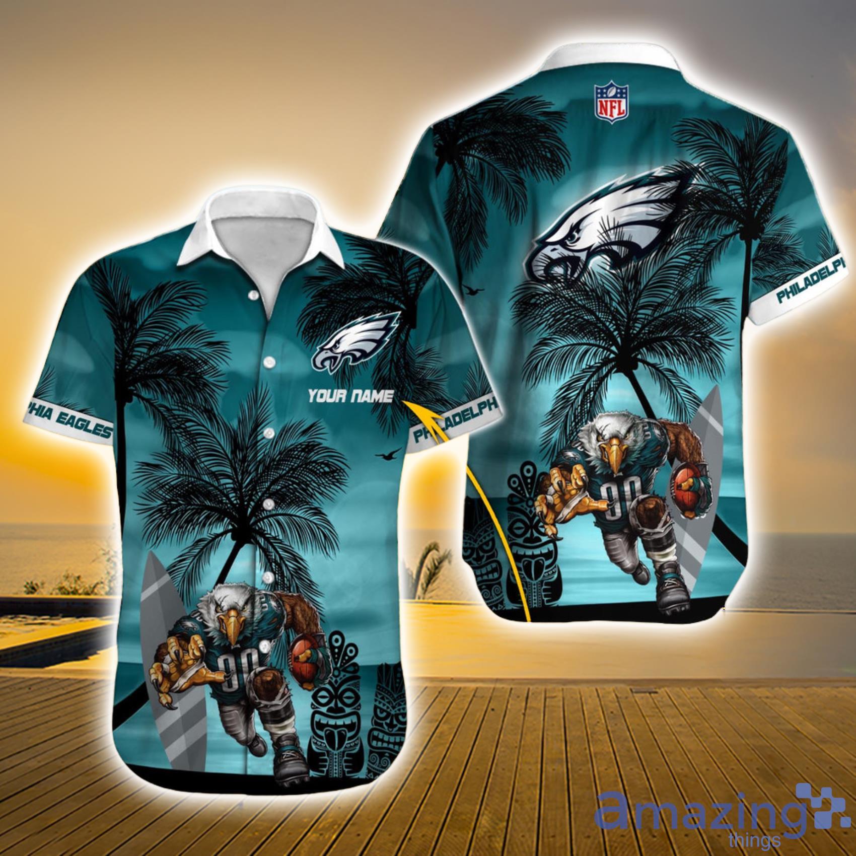 Philadelphia Eagles NFL Customized Summer 3D All Over Printed Hawaiian  Shirt, Short