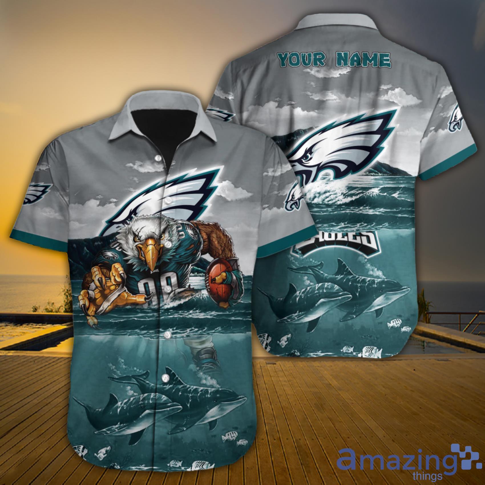 Philadelphia Eagles NFL Custom Name Hawaiin Shirt Best Design For