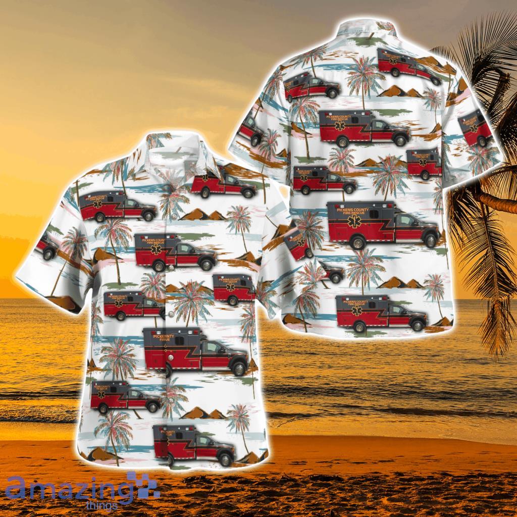 Pickens County Fire And Rescue Hawaiian Shirt - Pickens County Fire And Rescue Hawaiian Shirt