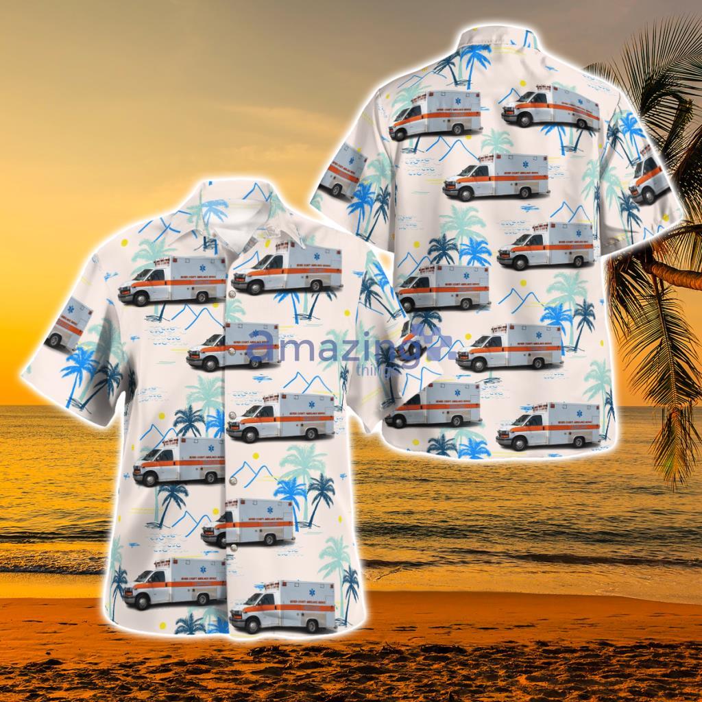Pigeon Forge, Tennessee, Sevier County Ambulance Service Hawaiian Shirt - Pigeon Forge, Tennessee, Sevier County Ambulance Service Hawaiian Shirt