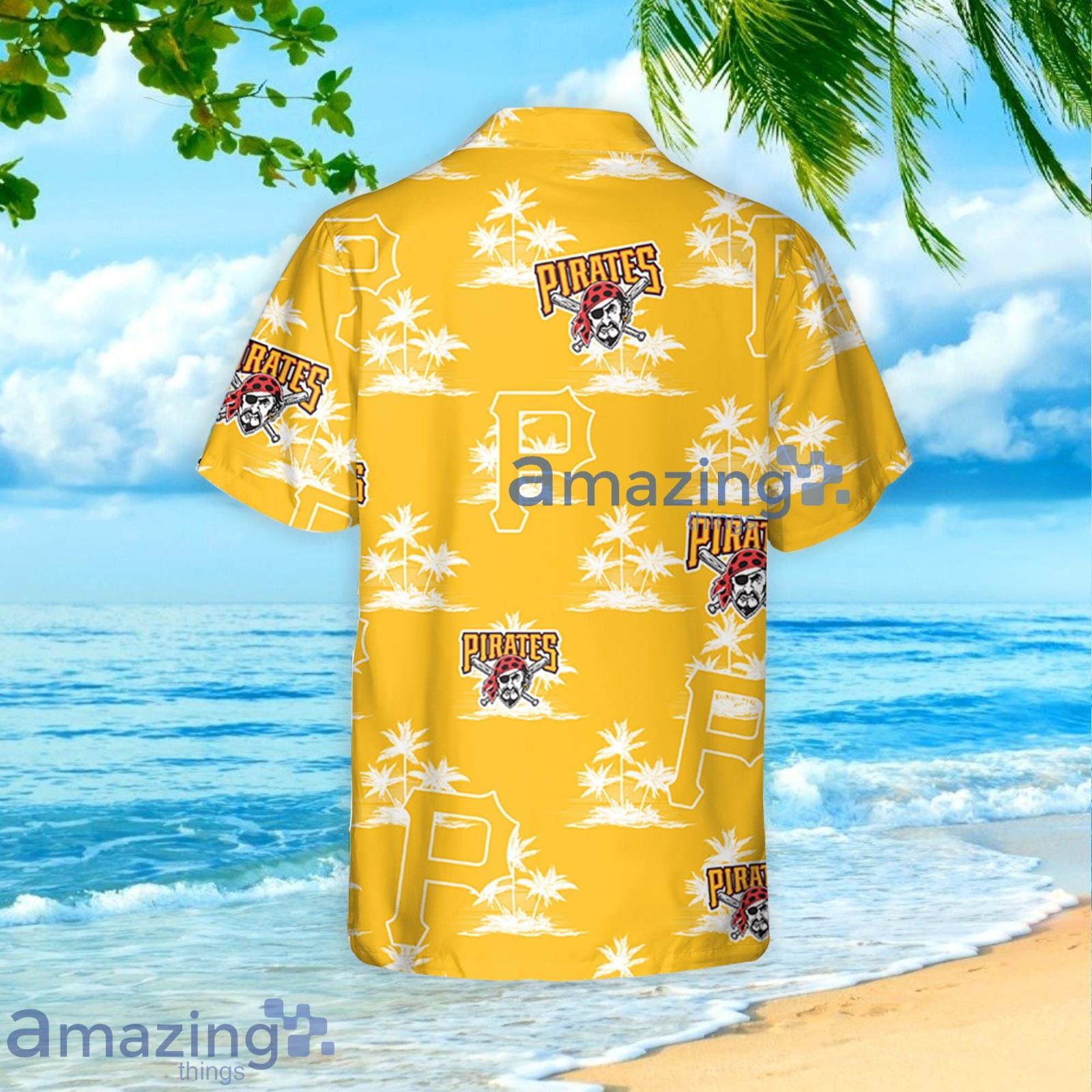 Pittsburgh Pirates Hawaiian Shirt Coconut Island Pattern, Vacation