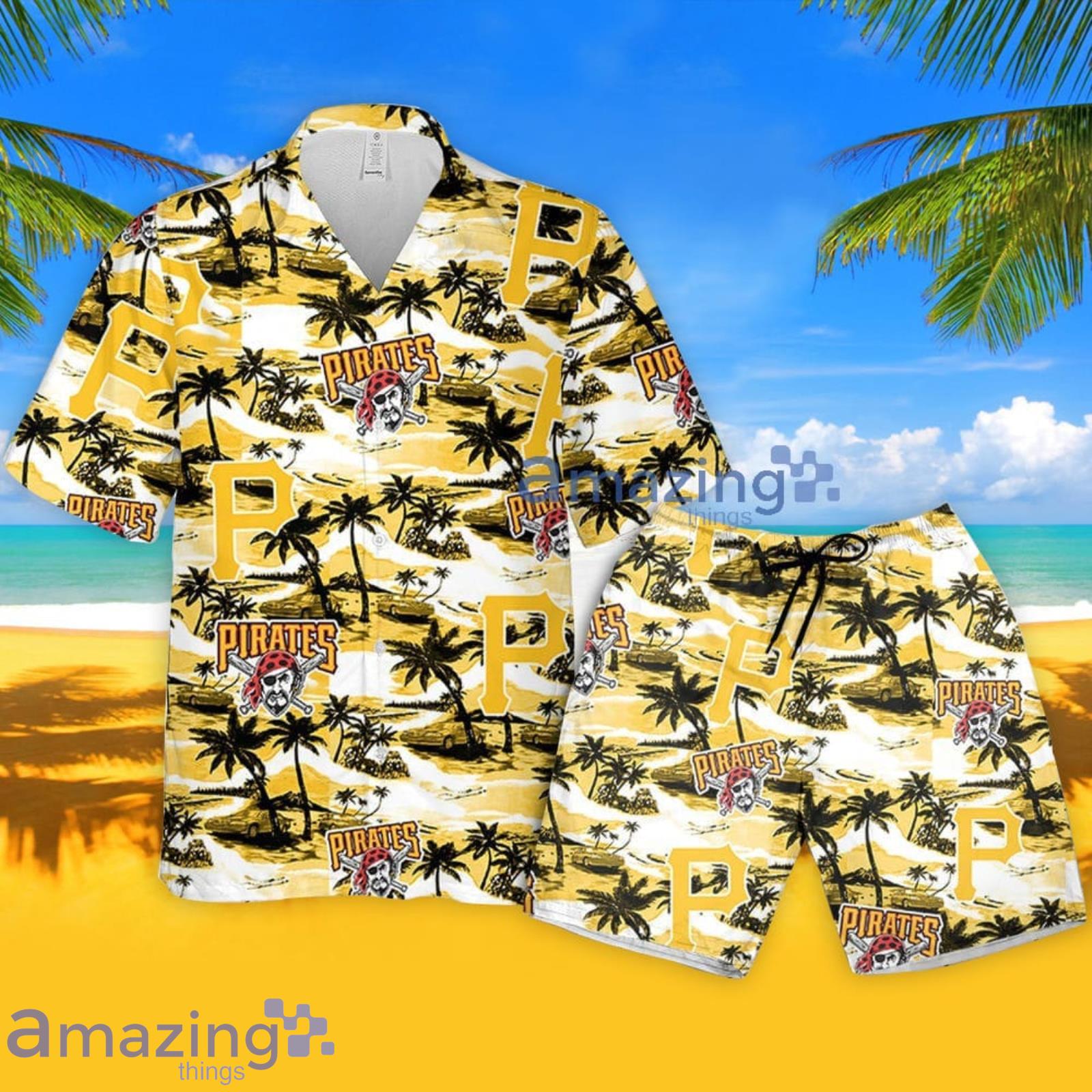 Pittsburgh Pirates MLB-Summer Hawaiian Shirt And Shorts