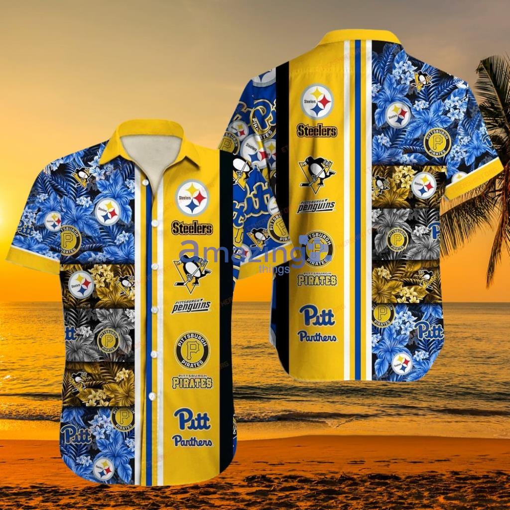 Pittsburgh Steelers Pittsburgh Penguins Pittsburgh Panthers Pittsburgh  Pirates Hawaii Shirt