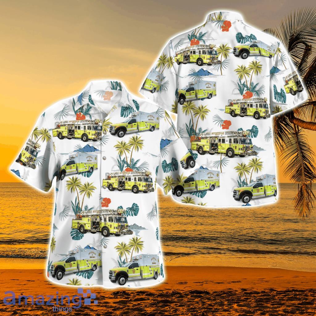 Pittsville Volunteer Fire Department, Pittsville, Maryland Hawaiian Shirt - Pittsville Volunteer Fire Department, Pittsville, Maryland Hawaiian Shirt