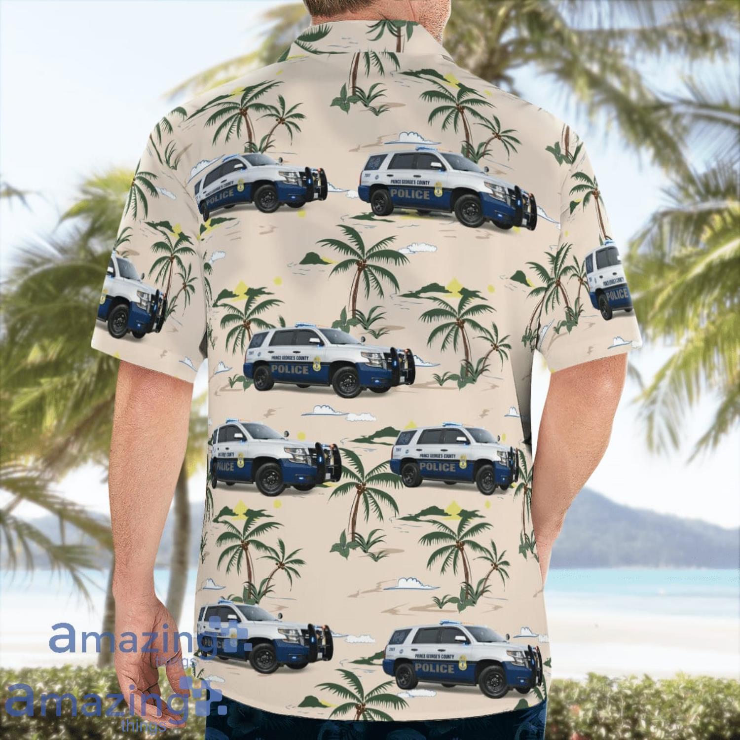 Police Aloha Short Sleeve Hawaiian Shirt Summer Gift image Police Aloha Short Sleeve Hawaiian Shirt Summer Gift Product Photo 2