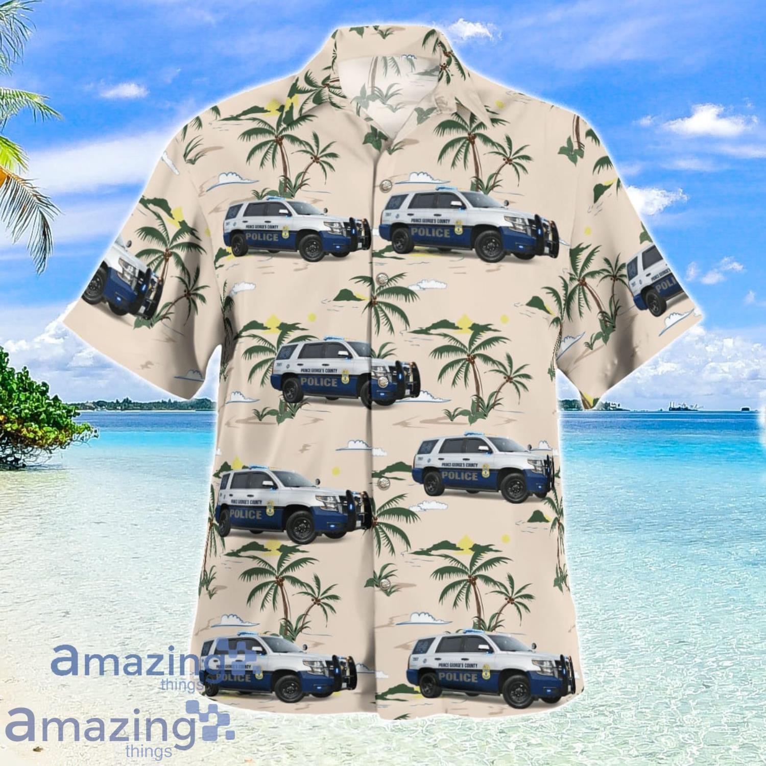 Police Aloha Short Sleeve Hawaiian Shirt Summer Gift image Police Aloha Short Sleeve Hawaiian Shirt Summer Gift Product Photo 3