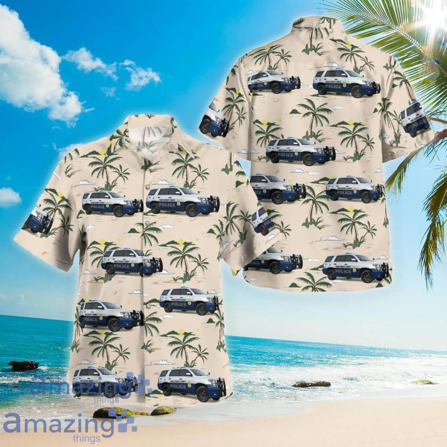 Police Aloha Short Sleeve Hawaiian Shirt Summer Gift Product Photo 1 Police Aloha Short Sleeve Hawaiian Shirt Summer Gift Product Photo 1