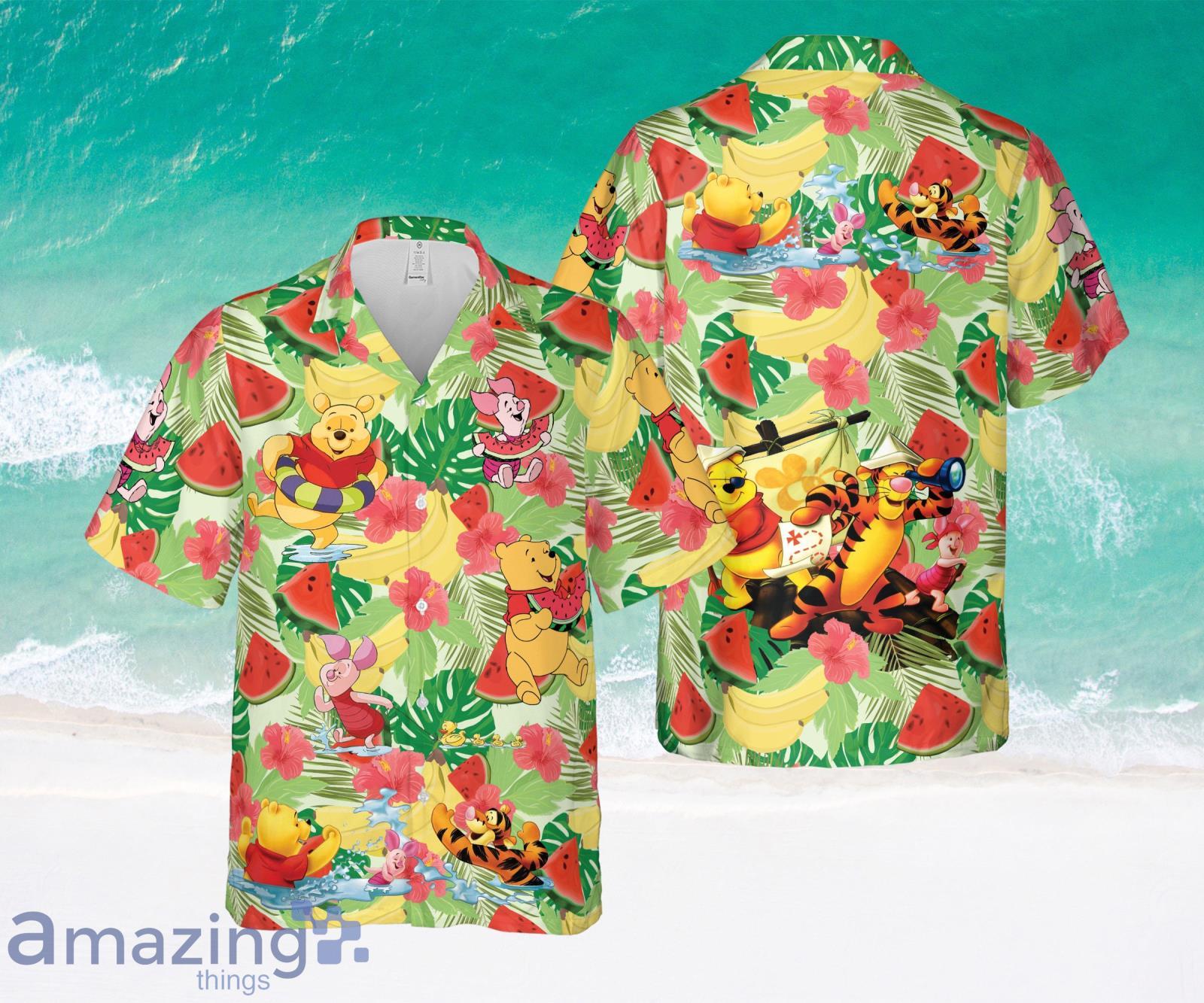 Pooh And Friends Aloha Summer Disney Hawaiian Shirt Product Photo 1