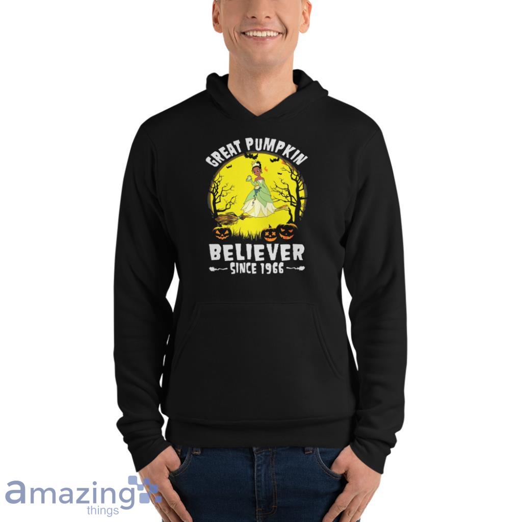 Princess And The Frog Great Pumpkin Believer Since 1966 Halloween Shirt image Princess And The Frog Great Pumpkin Believer Since 1966 Halloween Shirt - Unisex Fleece Pullover Hoodie