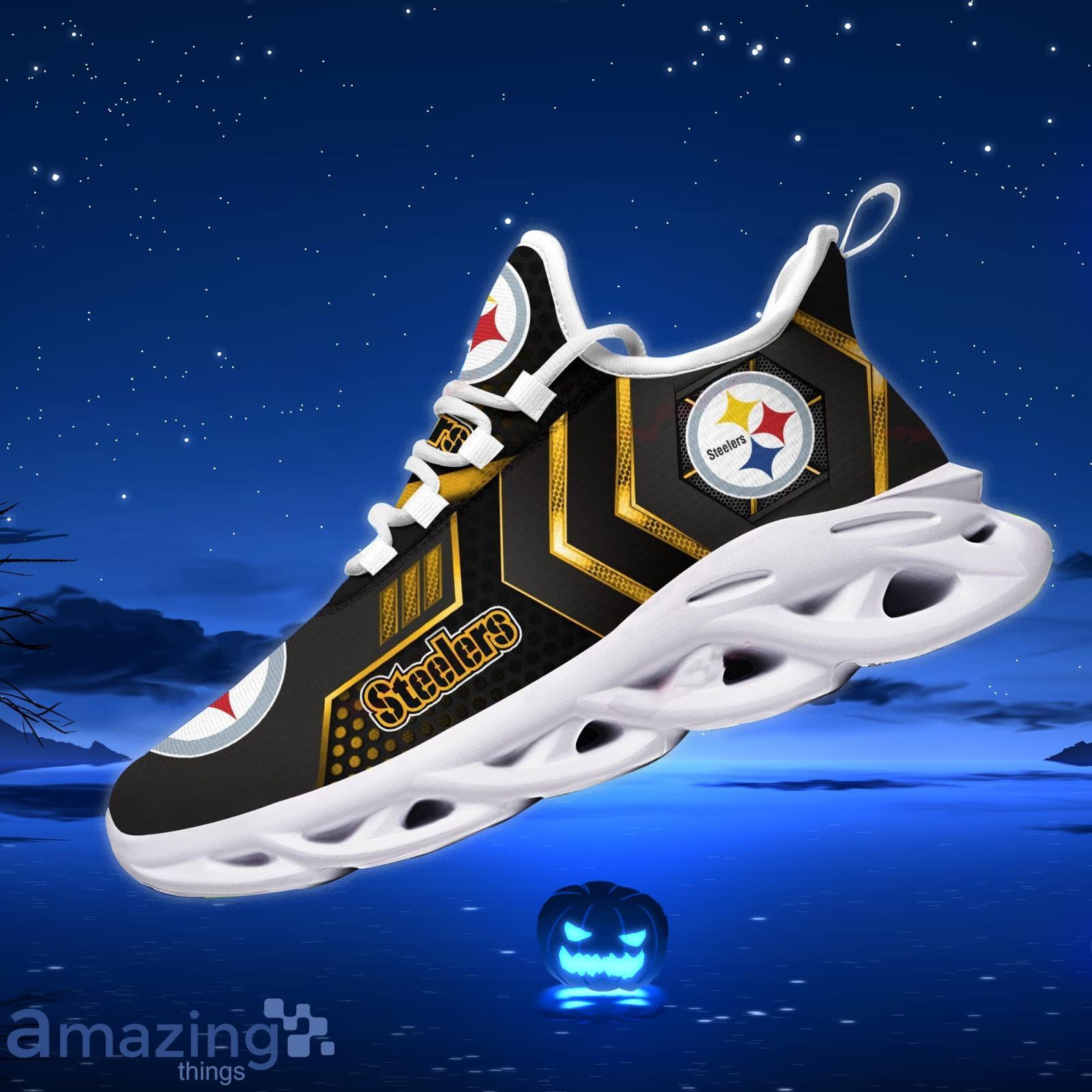 Pttsburgh Steelers NFL Sport Fans Sneakers Men And Women Max Soul Shoes Product Photo 1