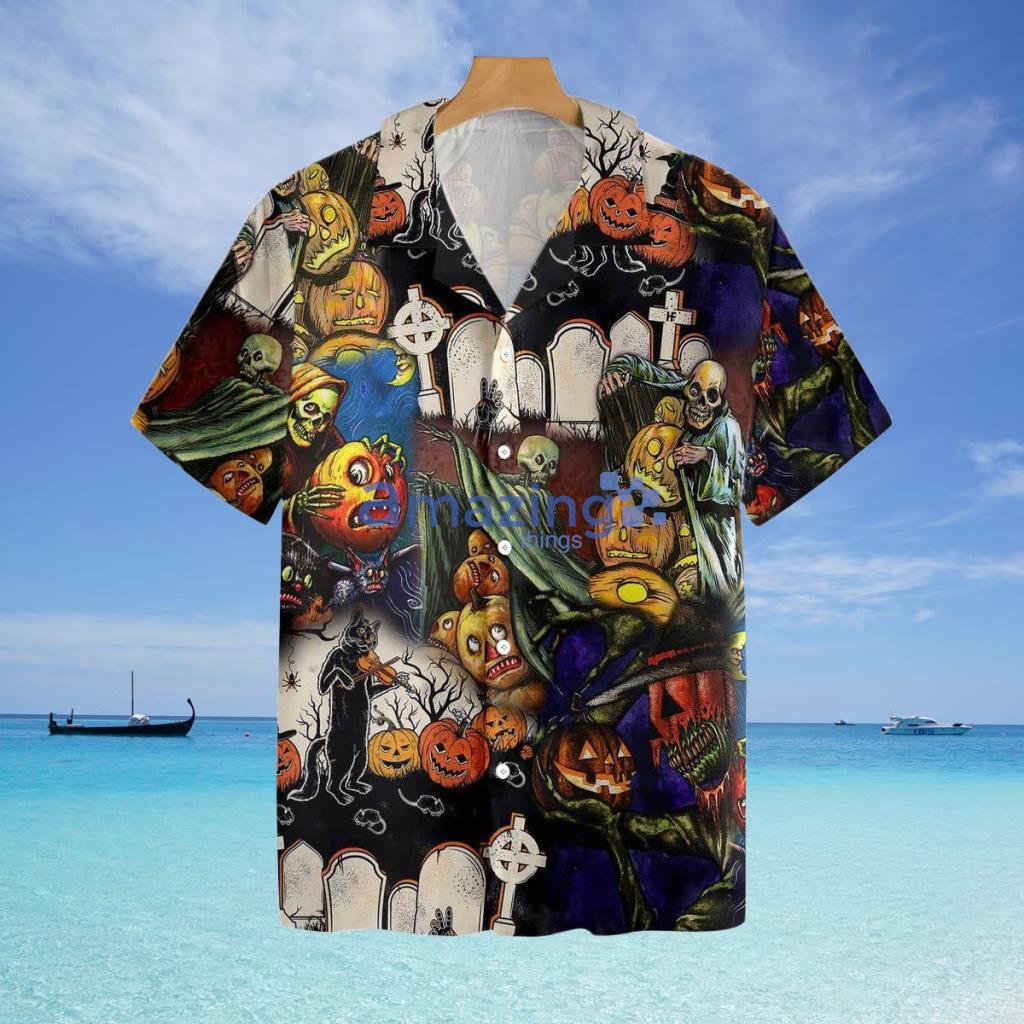 Pumpkin Night Is Coming Hawaiian Shirt - Pumpkin Night Is Coming Hawaiian Shirt
