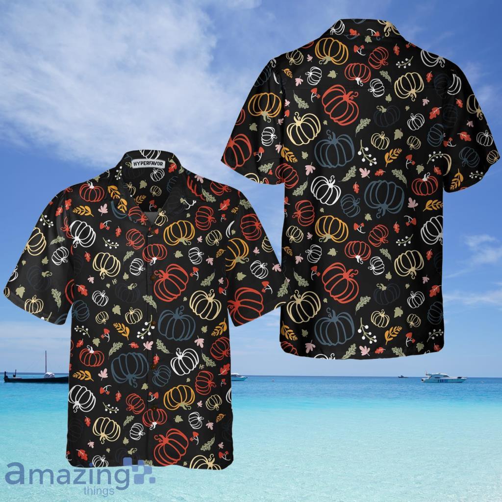 Pumpkins For Thanksgiving Hawaiian Shirt, Colorful Pumpkin Gift For Thanksgiving - Pumpkins For Thanksgiving Hawaiian Shirt, Colorful Pumpkin Gift For Thanksgiving