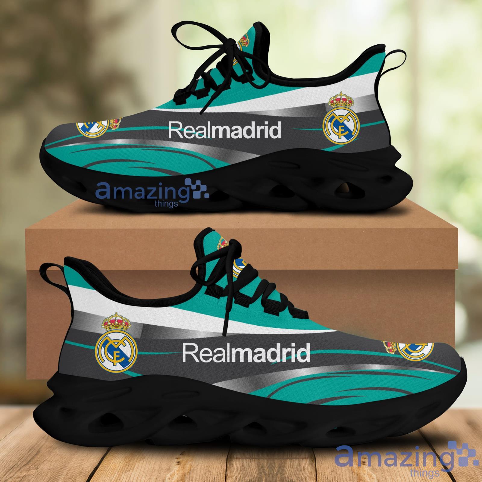 Real Madrid Ver 40 Men And Women Running Sneakers Max Soul Shoes image Real Madrid Ver 40 Men And Women Running Sneakers Max Soul Shoes Product Photo 2