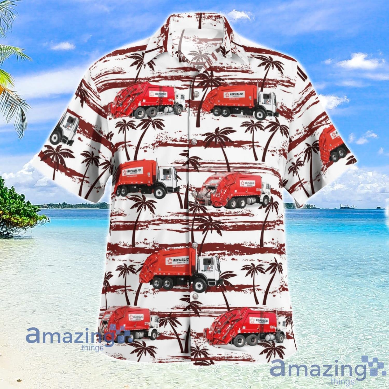 Republic Services 1211 Aloha Hawaiian Shirt Summer Gift Product Photo 1 Republic Services 1211 Aloha Hawaiian Shirt Summer Gift Product Photo 1