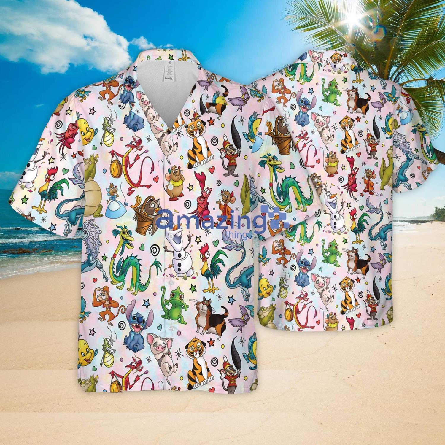 Disney Cruise Shirt Mickey And Friends Hawaiian Shirt Disney World Cruise  Tee