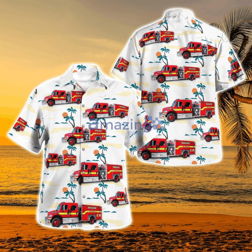 Rockledge, Brevard County, Florida, Rockledge Fire Department Hawaiian Shirt - Rockledge, Brevard County, Florida, Rockledge Fire Department Hawaiian Shirt